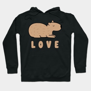 capybara love Hoodie